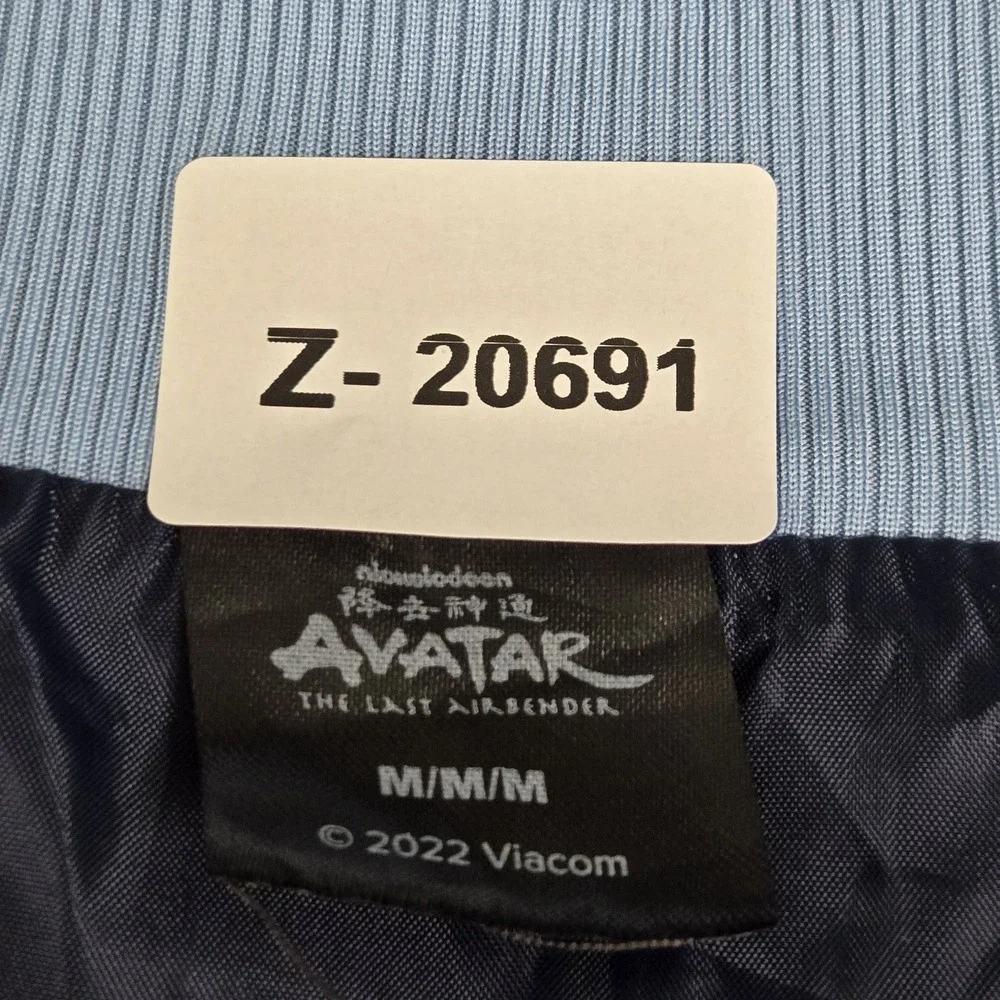 Avatar Men Jacket M‎ Black Graphic Bomber Character Zipper